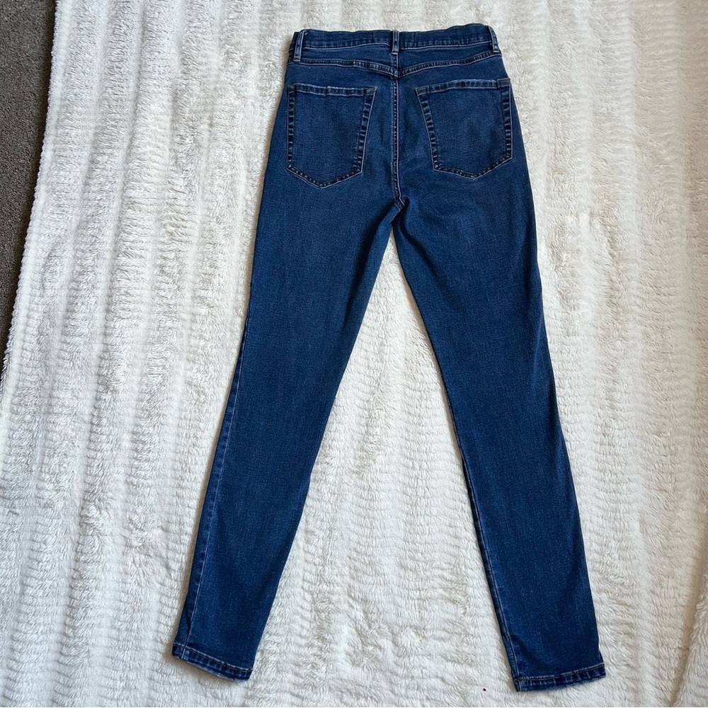 Garage High Rise Lace Up Jeans Size 7 - Picture 5 of 10